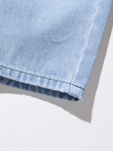 Shorts en jean classiques pour homme, coupe sombre, tissu extensible doux et design simple, idéal pour un usage quotidien, tissu en coton à séchage rapide. - Product Image 4