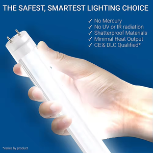 Tubo LED T8 de Alta Potencia IP65, 18W 40W, Chip SMD2835, Carcasa de Aluminio para Oficina, Comercio y <span class=keywords><strong>Supermercado</strong></span> - Product Image 5