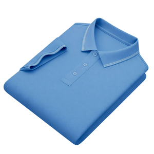 Polo de Manga Corta Blanco para Hombre al por Mayor, 100% Algodón, Bordado, Transpirable, Tejido Liso, OEM ODM - Product Image 5