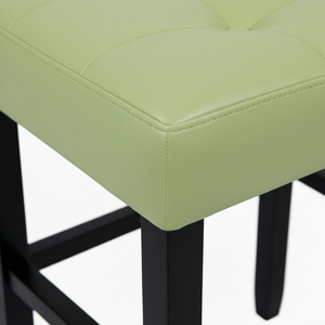 Tabouret de bar moderne en cuir PU sans dossier, tabouret de comptoir rembourré pour cuisine - Product Image 6