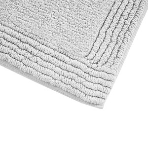 Tapis de bain rectangulaire tufté de haute qualité 100% coton, antidérapant et adapté aux animaux domestiques, absorbant l'eau, design moderne pour usage domestique - Product Image 5