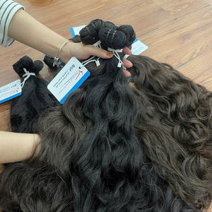 Superoferta de San Valentín: Extensiones de cabello humano virgen vietnamita 100% natural, ondulado, en varios colores de alta calidad. - Product Image 1