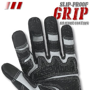 Gants de protection industriels TPR anti-choc, vente en gros, fournisseur OEM, marque privée, directement de l'usine - Product Image 4