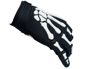 En gros Gants de cyclisme squelette à doigts complets, avec motifs squelettiques en caoutchouc 3D, compatibles écran tactile, pour cyclistes en extérieur et costumes d'Halloween - Product Image 2