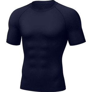 Camiseta Deportiva de Compresión para Hombre, Sublimación Personalizada, Secado Rápido, para Gimnasio y Entrenamiento, Venta al Por Mayor - Product Image 3