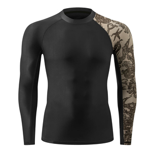 Customized Made Long Sleeve <b>Compression</b> <b>Shirt</b> for Men Design Your Own Logo Custom Print Pattern <b>Compression</b> <b>Shirts</b> - Product Image 1