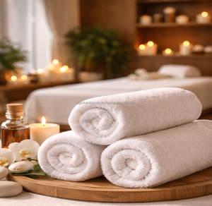 Quick Dry Jacquard Cotton Hand Bath <b>Towels</b> Breathable Odor Free Long Lasting <b>Sports</b> Use Eco-Friendly - Product Image 1