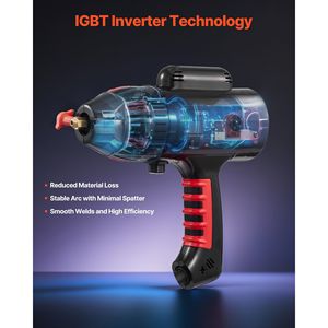 Soudeuse à arc portable 20-130A avec réglage progressif du courant, onduleur IGBT 115V, soudeuses à arc manuelles pour métaux - Product Image 5