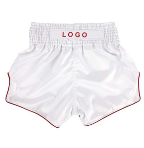 Shorts Elásticos Lisos al por Mayor – MMA, Kick Boxing, Muay Thai, Cintura Elástica, Ligeros, Directo de Fábrica, Etiqueta Personalizada - Product Image 2