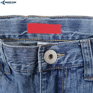 กางเกงยีนส์สีอ่อนเอวกลางปักลายระบายอากาศได้ดีเป็นมิตรกับสิ่งแวดล้อมแห้งเร็วซิปกระดุมสไตล์สตรีทแวร์ฤดูร้อนฤดูใบไม้ผลิลำลองคาร์โก้ - Product Image 4