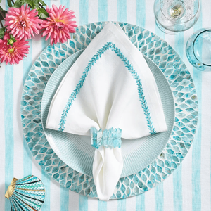 MEILLEUR napperon vert décoratif tissé à la main élégant accent de table à manger parfait pour ajouter du charme à tout repas ou occasion spéciale - Product Image 5