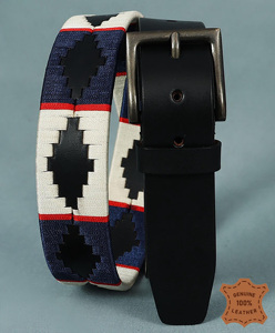 Ceinture Polo en Cuir Vente en Gros Sacs Personnalisés Tissés à la Main Ceinture Polo en Cuir Brodé Fabricant Direct LBP-0029 - Product Image 2
