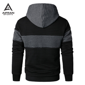 Sudadera con Capucha AIFRAN de Felpa Gruesa de 450 g/m², Talla Grande, Antiarrugas, con Logotipo Personalizado, Sudadera Lisa para Hombre, Ropa Casual - Product Image 3