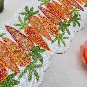 Elegant Decorative <b>Beaded</b> Embroidery <b>Placemat</b> for Premium Home Table Setting Restaurant Dining and Festive Decoration - Product Image 6