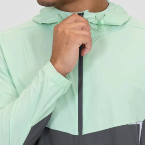 Windbreaker Spring Hooded <b>Denim</b> <b>Jacket</b> Low Price Wholesale Custom <b>Men's</b> OEM Service - Product Image 4