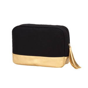 Premium Canvas Cosmetic Bag Large Capacity <b>Makeup</b> Organizer Travel Toiletry <b>Case</b> for Men Women with Zipper Closure and Soft Hand - Product Image 3