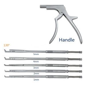 Rotating Kerrison Rongeur Spine Orthopedic Pet Instruments Kit Stainless Steel Spine Rotating Laminectomy Set By <b>Blush</b> Surgical - Product Image 2