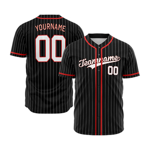 Maillot de baseball personnalisé pour homme, bleu, gris, rouge, nom et numéro de l'équipe, impression sublimée, évacuation de l'humidité, manches courtes, coupe régulière, adulte - Product Image 5