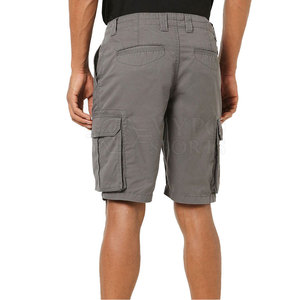 Shorts décontractés légers d'été pour hommes, taille élastique, motif uni, respirants, en Spandex/Polyester, séchage rapide, écologiques, pour le quotidien - Product Image 2