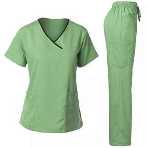 Medical Denim Scrub Suit Nurse Hospital Uniform <b>Set</b> <b>Doctors</b> Breathable Quick Dry Plus Size Men's Oem Service - Product Image 1