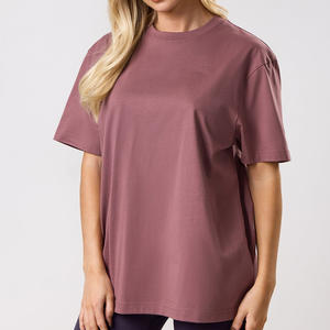 T-shirts de sport pour femmes, coton et polyester, coupe ajustée, impression de logo personnalisée, vente en gros - Product Image 3