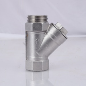 Hydroplus International 1/2 in Stainless Steel Y <b>Strainer</b> Control Manual OEM Threaded Flanged Butt Welded for Water Oil Gas Air - Product Image 1