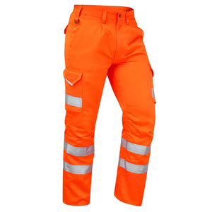 Wholesale Custom Safety Work Pants with Reflective <b>Tape</b> Cuffed <b>Security</b> Wear Best Quality Logo Customization Pants - Product Image 4