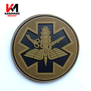 Premium PVC Rubber Patch Custom Logo Badge for Caps Jackets <b>Backpacks</b> Clothing and Branding Use - Product Image 1