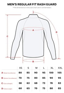 เสื้อว่ายน้ำแขนยาวผู้ชาย UPF 50+ ป้องกันแสงแดด เสื้อแรชการ์ดสำหรับเล่นเซิร์ฟ เสื้อแรชการ์ดชายสำหรับชายหาด - Product Image 6