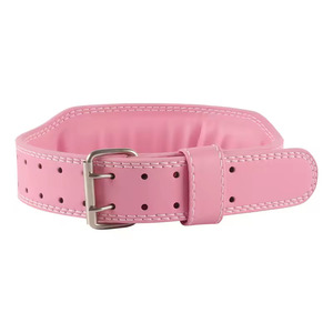 <b>Men's</b> Weightlifting <b>Belt</b> Cowhide Material Non-Slip Buckle Closure Adjustable Lumbar Support <b>for</b> <b>Gym</b> Bodybuilding Fitness - Product Image 4