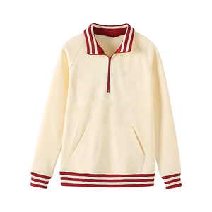 Custom Delta Neutral <b>Quarter</b> <b>Zip</b> <b>Sweatshirt</b> Unisex 100% Cotton Fleece Embroidered for sorority shops and bulk custom merchandise - Product Image 2