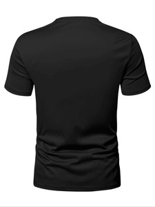 เสื้อยืดผู้ชายทรงหลวม ผ้าคอตตอน 100% คุณภาพสูง ไม่เป็นขุย แขนสั้น เหมาะสำหรับสั่งซื้อจำนวนมาก - Product Image 5