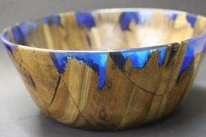 NUEVO TAZÓN PARA ENMULHERADEZAS DE RESINA Y MADERA NATURAL HECHO A MANO, DECORACIÓN ÚNICA, Pulido, Alta Calidad, Ligero, Duradero, Diseño Moderno - Product Image 3
