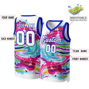 Maillots de basket-ball de sublimation de haute qualité, à séchage rapide, personnalisés, pour l'entraînement, les matchs et les événements sportifs - Product Image 3