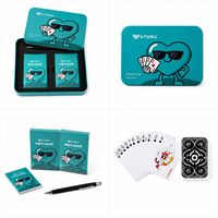 Cartes à Jouer Personnalisées Double Face Écologiques et Durables, Boîte en Papier pour Carnet, Design Gravé Imperméable pour Jeux en Famille