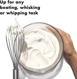 Venta al por mayor de batidores de varillas de acero inoxidable de alta resistencia, multifunción para cocinar, mezclar, batir y remover salsas - Product Image 5