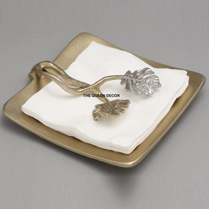 Kitchen Countertops Indoor Room Use Wedding Occasion Traditional Black Aluminum Metal Napkin Holder <b>Tabletop</b> <b>Storage</b> Rack - Product Image 2