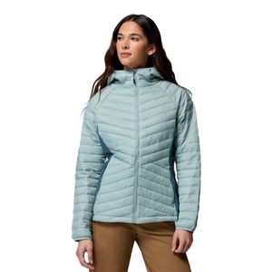Chaqueta Acolchada para Mujer, 340 Gramos, Poliéster, Tejido de Algodón, Abrigo de Invierno Acolchado, Ligero, Cálido, Impermeable, con Capucha, Ropa de Calle para Exteriores - Product Image 1