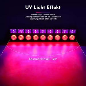 4 in1DMX512 son Ctrl <span class=keywords><strong>Led</strong></span> couleur RGBW + UV linéaire rondelle DJ scène teinture lumière pour théâtre Club Halloween fête KTV événement <span class=keywords><strong>Bar</strong></span> - Product Image 6