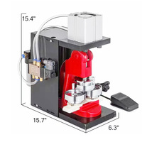 Machine automatique pneumatique de fabrication de badges et boutons de 25, 32, 37, 44, 50, 56, 58, 75 mm