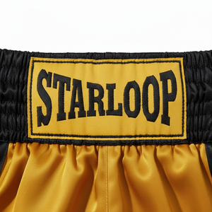 Shorts de boxe d'entraînement de haute qualité, en gros, fabriqués en usine, unis, extensibles, pour le combat athlétique, le MMA, le kick-boxing et le Muay Thai - Product Image 2