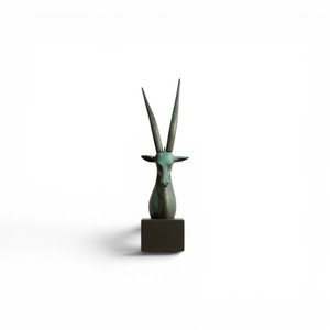 Escultura Moderna Abstracta de Cabeza de Antílope, Figura de Animal en Poliresina, Estatua de Decoración de Lujo para el Hogar - Product Image 2
