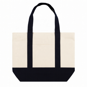 Sac fourre-tout en toile de coton bio réutilisable personnalisé avec logo, sac de shopping écologique promotionnel pour femmes - Product Image 3