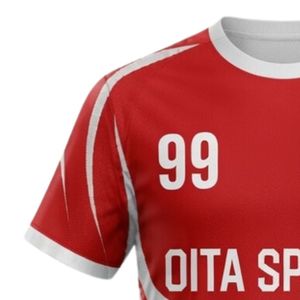Uniforme de Balonmano Bicolor Rojo y Blanco para Hombre, Jersey de Manga Corta, Ropa Deportiva para Equipo, Prenda de Competición de Poliéster - Product Image 6