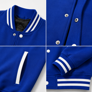 Veste universitaire intemporelle, conçue avec une qualité durable et un confort doux pour un style superposé tendance et un look streetwear moderne et décontracté. - Product Image 6