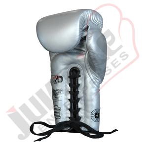 Professional <b>Lace</b> up Boxing <b>Gloves</b> Metallic Leather Custom Logo High Quality <b>Lace</b> up Adult Boxing <b>Gloves</b> in Multiple Colors - Product Image 5