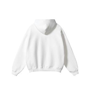 Sweat à capuche épais en molleton 100 % coton pour homme, coupe oversize, avec logo personnalisé, style streetwear, pull uni pour homme - Product Image 5
