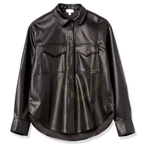 Chaqueta de Cuero para Mujer, Transpirable, de Alta Calidad, Estilo Moderno, Nuevo Modelo, Informal, con Cierre - Product Image 1