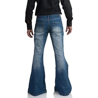 Jeans à cloche vintage pour hommes tenues des années 60 et 70 pour hommes pantalons disco à cloche pour hommes jeans évasés