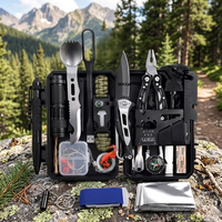 Kit d'outils tactiques de survie populaire, équipement d'urgence professionnel pour les voyages en pleine nature, le camping, les aventures en plein air, SOS